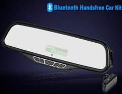 bluetooth handsfree car kit rearview mirror