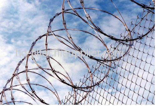 Fence With Barbed Wire