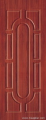 residential PVC coated door, wooden edge PVC coated panel door