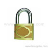 Hot pressing brass padlock