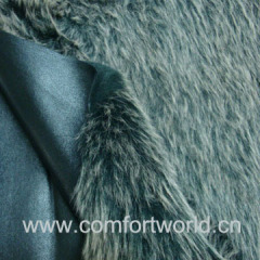 Plush Faux Fur With Suede Fabric