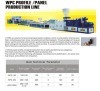 WPC panel extrusion line