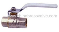 Brass full port ball valve F/F