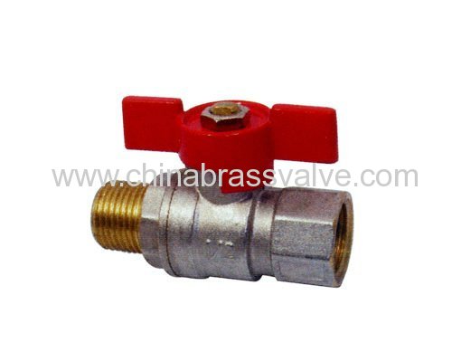 Brass full port ball valve M/F