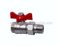 Brass pipe union ball valve M/F