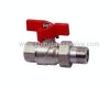 Brass pipe union ball valve M/F