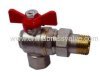 Brass pipe union angle ball valve M/F