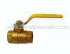 Brass full port ball valve F/F