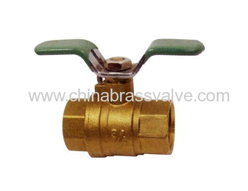 Brass full port ball valve F/F