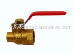 Brass inverted flare ball valve