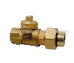 Brass gas ball valve