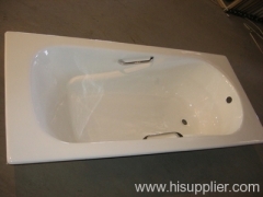 cast iron bathtub