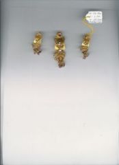 Antique gold pendent set