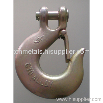 CLEVIS SLIP HOOK WITH LATCHES