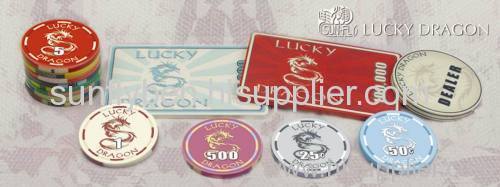 Lucy Dragon Poker Chip