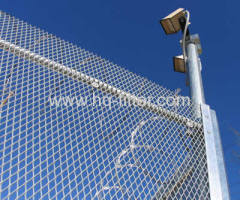 Galvanized Expanded Metal Fence