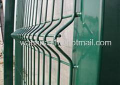 curvy welded fence