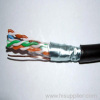 cat5e FTP lan cable 24AWG 4pair outdoor PE jacket