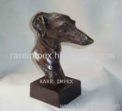 sculpture dog statue urn