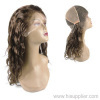 Remy india human hair full lace wigs