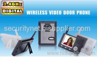 Wireless video door phone with well designed indoor monitor