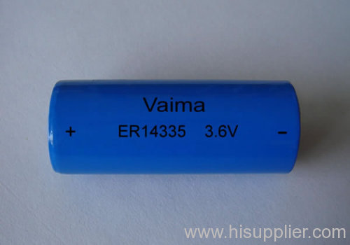 ER14335,ER14335M,3.6V Li-SOCL2 Battery