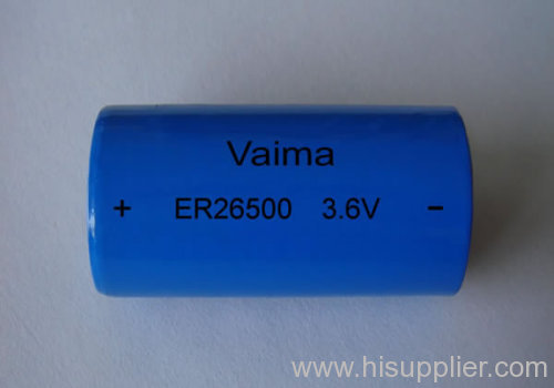 ER26500,ER26500M,Li-SOCL2 Battery
