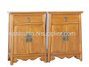 East curio antique furniture beside cabinet