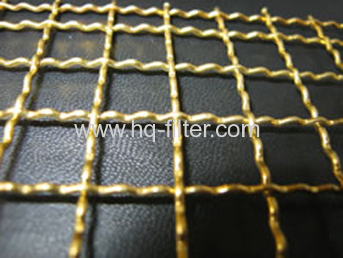 Brass Crimped Mesh