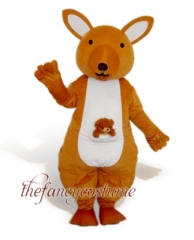 Yellow Kangaroo Mascot Costume ，Christmas Party Dress
