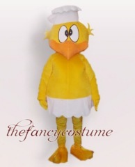Yellow Duck Mascot Costume ，Christmas Party Dress