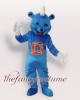 Blue Bear Mascot Costume， Christmas Party Dress