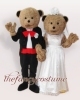 Wedding Bear Mascot Costume， Christmas Party Dress