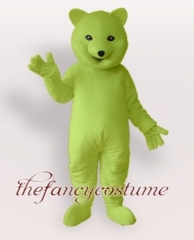 Green Bear Mascot Costume， Christmas Party Dress