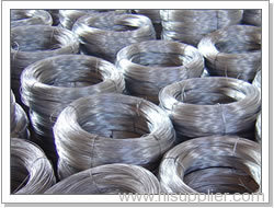 Hot-dip galvanized iron wire