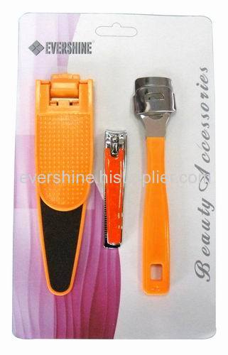 Orange manicure set