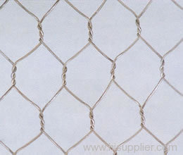 Galvanized hexagonal metal mesh