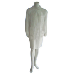 Lab Coat with Snap Fastener