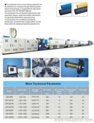 gas pipe extrusion line