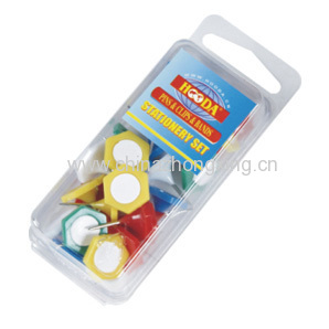 hexagonal indicator pins