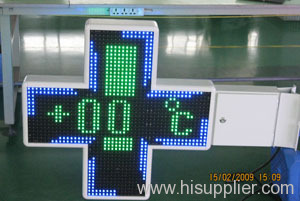 led pharmacy cross display