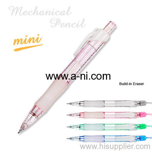 colored plastic push action mini Mechanical pencil