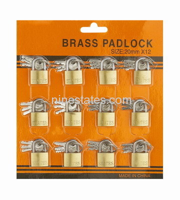Fabricate Skin Cards Brass Padlock