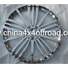 Alloy wheel forged disk for mulriple pieces