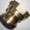 Brass camlock coupling