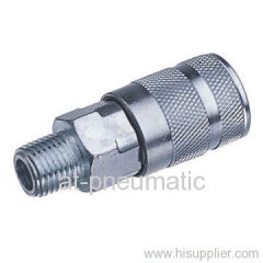 Male thread air coupler