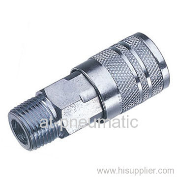 Male thread air coupler