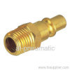 Male thread air coupler