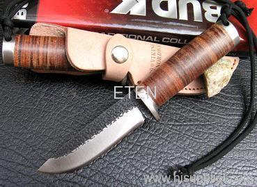 Drop forged high carbon stainless steel hunting knife