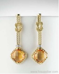 sterling silver earrings designer inspired jewelry